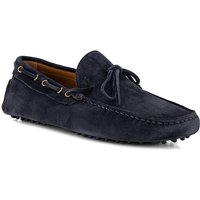 BOGGI MILANO Herren Mokassins blau Velours von BOGGI MILANO