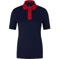 BOGNER SPORT Funktions-Polo-Shirt Carole für Damen - Navy-Blau/Rot - 34 von BOGNER Sport