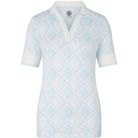 BOGNER SPORT Funktions-Polo-Shirt Elonie für Damen - Hellblau/Off-White/Rosa - 40 von BOGNER Sport