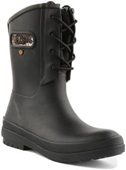 BOGS Damen Amanda II Lace Schneestiefel, schwarz, 41 EU von BOGS