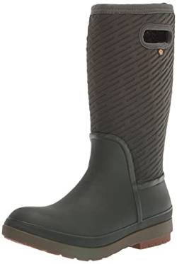 BOGS Damen Crandall II Tall Schneestiefel, dunkelgrün, 40 EU von BOGS