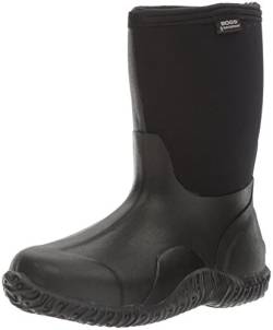 BOGS Damen Klassischer, mittelhoher wasserdichter isolierter Stiefel Gummistiefel, Schwarz, 40 EU von BOGS