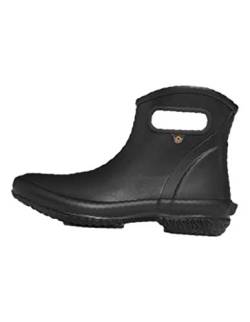 BOGS Damen Patch Knöchel Wasserdicht Garten Gummistiefel, schwarz, 36.5 EU von BOGS