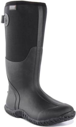 BOGS Mesa Damen Stiefel, wasserdicht Gummistiefel, Verstellbare Wade-Schwarz, 42.5 EU von BOGS