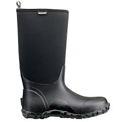 Bogs Herren-Regenstiefel, klassisch, hoch, wasserdicht, isoliert, Schwarz, Größe: 45 EU von BOGS