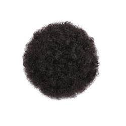 BOKIOESDE Afro Synthetic Short Hair Bun Curly Extension Afroamerikaner Kopfbedeckung Styling Zubehör Übertriebene Style Perücke, Typ 2 von BOKIOESDE