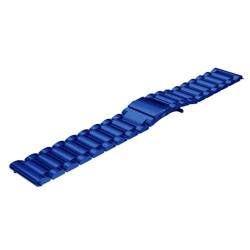 BOLEXA Schnellverschluss-Uhrenarmbänder for Herren und Damen, Smartwatch-Armband, Ersatzband, 16 mm, 18 mm, 20 mm, 22 mm (Color : Blau, Size : 20mm) von BOLEXA