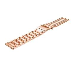 BOLEXA edelstahl uhrenarmband 18 20 22 24mm Quick Release Edelstahl Uhrenarmband for Frauen Männer Universal Armband Uhr Zubehör Mit Werkzeug (Color : Rose Gold, Size : 24mm) von BOLEXA