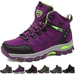 BOLOG Outdoor-Halbschuhe, Wanderschuhe, rutschfeste Kletterschuhe, leicht, atmungsaktiv, Trekkingschuhe für Damen und Herren, Violett - Lila 1 - Größe: 39.5 EU von BOLOG