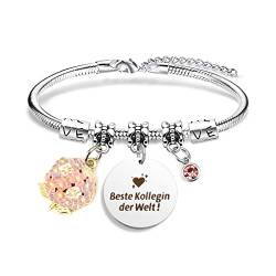 BOMEON Abschiedsgeschenk Kollegen Jobwechsel,Armband Kollegin Kollegen,Geschenke für Kollegen,Geschenk Kollegin,Kleine Weihnachtsgeschenke für Kollegen,Beste Kollegin Geschenk von BOMEON