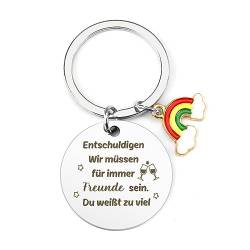 Geschenk Freund Weihnachten, Schlüsselanhänger Freund,Geschenk für Freund,Bester Freund Geschenk Männlich,Freund Geschenk,Persönliches Schöne Geschenke für den Freund,Weihnachtsgeschenke Freund von BOMEON