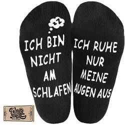 BONANGEL Geburtstag Socken Geschenkideen für Papa Dad Geschenk Herren Mann Lustige Neuheit Männer Vatertag Geschenk Deko Baumwolle Rutschfeste Söckchen 30 40 50 von BONANGEL