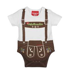 BONDI Baby Body Lederhose ´Gipfelkraxler´ Herzbube Gr. 50 von BONDI