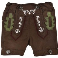 BONDI Trachtenlederhose Jungen Kunstleder Shorts Hose 'Lausbub' 91586, Br von BONDI