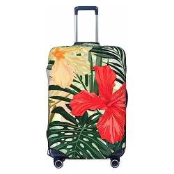 BONDIJ Reisegepäck-Abdeckung, staubdicht, Sommer, hawaiianischer Koffer, Schutz für 45,7-81,3 cm, Schwarz , L von BONDIJ