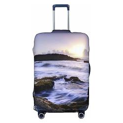 Reisegepäckabdeckung, staubdicht, Puerto Rico – Strandkoffer-Abdeckungen Schutz für 45,7-81,3 cm, Schwarz , XL von BONDIJ