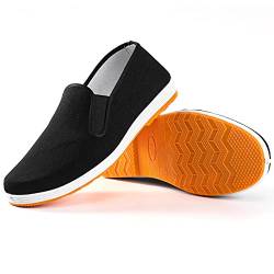 BOOLSFMAM Lässige Traditioneller chinesischer Stil Schuhe, Faule Schuhe, Pedalschuhe, Kung Fu Schuhe,Tai-Chi-Schuhe, Kampfsportschuhe von BOOLSFMAM