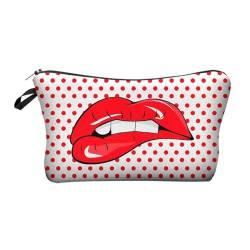 Makeup Tasche Druckgedruckte Make -Up -Werkzeugtasche Frauen Reisen Mode Aufbewahrung Kosmetische Taschen Langlebiger Toilettenbeutel Bleistiftetasche Für Mädchen-1 von BOQUN