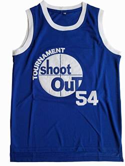 BOROLIN Herren Turnier-Shoot Out #54 Watson Basketball-Trikot - Blau - XX-Large von BOROLIN