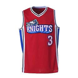 Calvin Cambridge Shirts #3 LA Knights Basketball Trikot - Rot - Mittel von BOROLIN