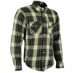 HERREN LUMBER-JACK JACKEN IN GRAU/ROT-SCHWARZ KARRIERT (XL, Braun/Beige) von BOSMOTO