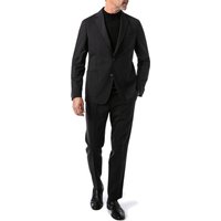 BOSS Black Herren Anzug schwarz Schurwoll-Stretch von BOSS Black