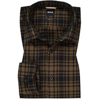 BOSS Black Herren Hemd braun Flanell kariert von BOSS Black