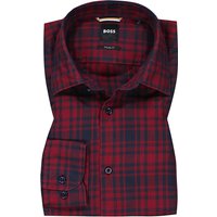 BOSS Black Herren Hemd rot Flanell kariert von BOSS Black