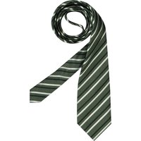 BOSS Black Herren Krawatte grün Seide College-Streifen von BOSS Black