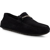 BOSS Black Herren Mokassins blau Velours von BOSS Black