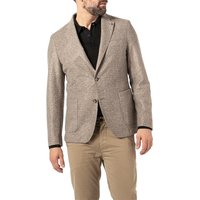 BOSS Black Herren Sakko beige Jersey meliert Slim Fit von BOSS Black