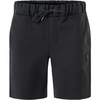 BOSS Black Herren Sweatshorts schwarz Baumwolle von BOSS Black