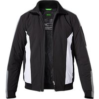 BOSS Green Herren Blouson schwarz Mikrofaser unifarben von BOSS Green