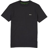 BOSS Green Herren T-Shirt grau Baumwolle von BOSS Green