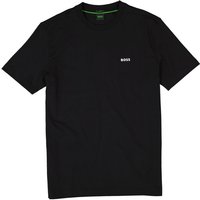 BOSS Green Herren T-Shirt schwarz Baumwolle von BOSS Green