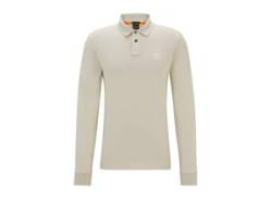 Poloshirt BOSS ORANGE "Passerby" Gr. XL, beige (light beige271) Herren Shirts Langarm von BOSS Orange