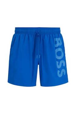 BOSS, Herren Badeshorts Octopus, Medium Blue, L von BOSS