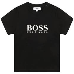 BOSS Baby-Jungen Tee T-Shirt, Schwarz (Black 09b), 6-9 Monate (Herstellergröße: 06M) von BOSS