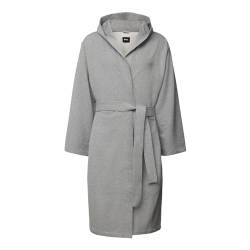 BOSS Bademantel French Terry Robe, Medium Grey, L von BOSS