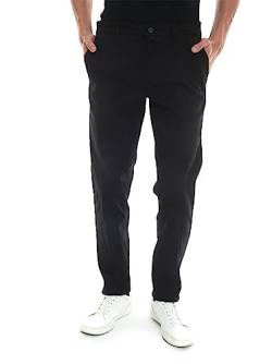 BOSS Casual Herren Chinohose Taber Schwarz 31 von BOSS