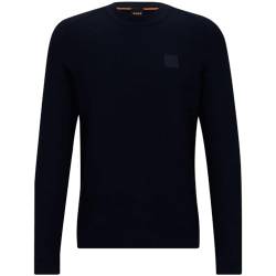 BOSS Casual Herren Pullover Anion Blau Large von BOSS