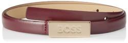 BOSS Damen Amber 1,5cm Belt, Dark Red602, 100 von BOSS