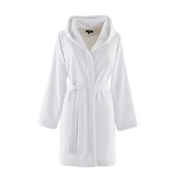 BOSS Damen Bademantel Plain, ice, XL von BOSS