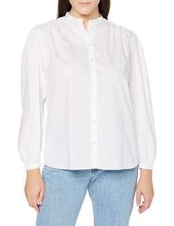 BOSS Damen C_Bipirat Bluse, White100, 40 von BOSS