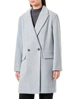 BOSS Damen C_Catop Coat, Silver40, 36 EU von BOSS