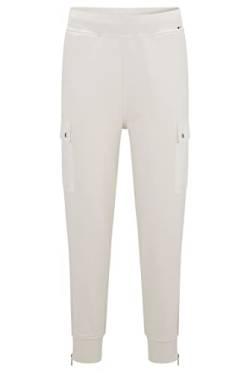BOSS Damen C Ecargo Regular-Fit Jogginghose aus Bio-Baumwolle Weiß XS von BOSS