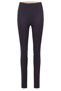 BOSS Damen C Tashani1 Skinny-Fit Hose mit Schlitzen vorne und elastischem Bund Hellblau 36 von BOSS