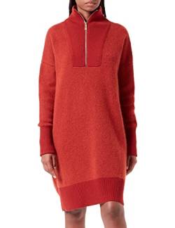 BOSS Damen Finina Relaxed-Fit Pulloverkleid aus Woll-Mix Rot M von BOSS