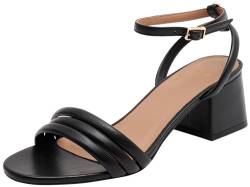 BOSS Damen Melanie_Sandal50_NA Sandal, Black1, 41 EU von BOSS