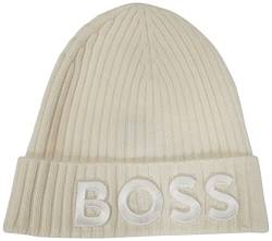 BOSS Damen Zaryan Mütze, Open White118, ONESI von BOSS